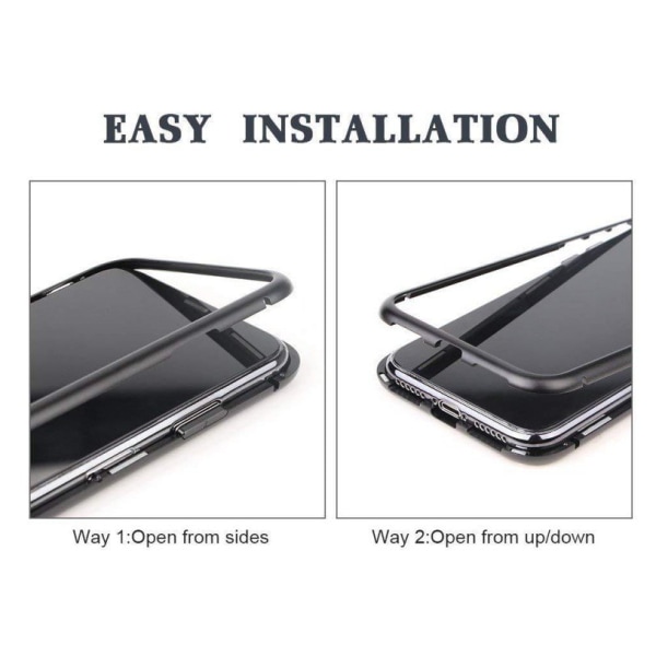 Qi Magnet Cover Case iPhone 11/12 / SE Pro / ProMax / mini - Svart 11 Pro Max
