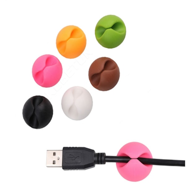 10 pack mini sladd hållare, brun Brun