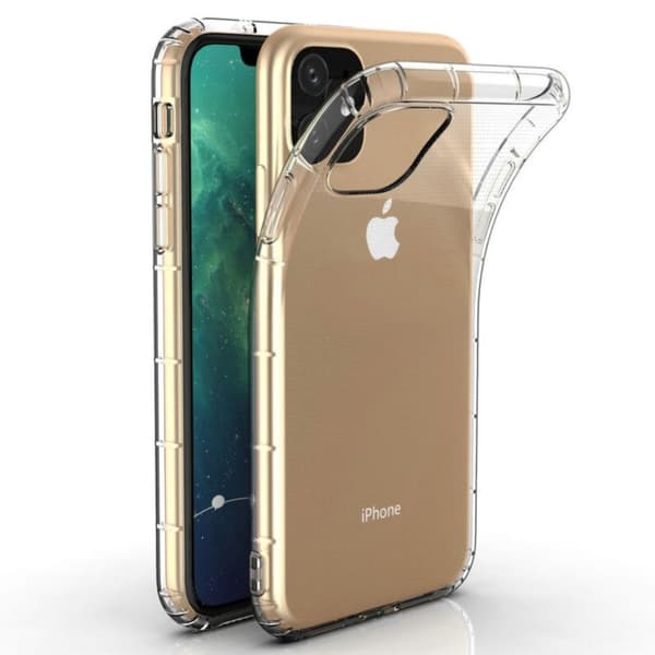 Iphone 15 Pro/ProMax/Plus skal etui mobilcover cushion - VÆLG:   IPHONE 15 PRO MAX