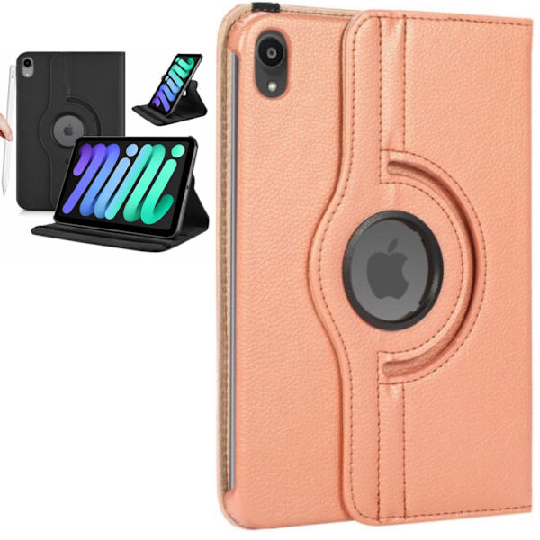 iPad fodral 8.3 mini 7 (A17 Pro) 2024 / mini 6 2021 skal skydd - Rosé iPad mini 7/6 2024/2021
