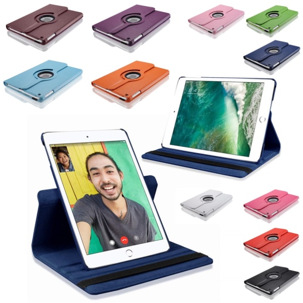 iPad Pro 12.9 gen1 / 2 cover beskyttelse 360 ° rotation stand beskyttelse - Lyseblå Ipad Pro 12.9 gen 1/2 2015/2017