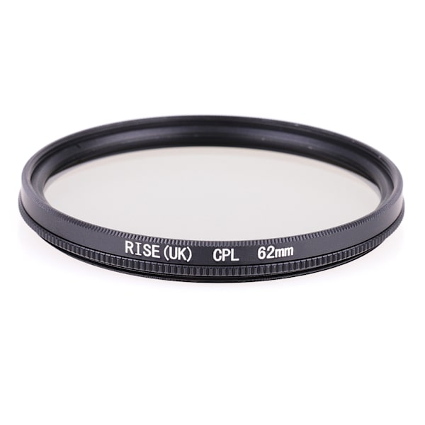 CPL- / POLARISATIONSFILTER 62 MM Svart