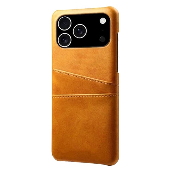 1SWEDEN korttikotelo Iphone 17 Pro Max kuorelle - Light brown / beige iPhone 17 Pro Max