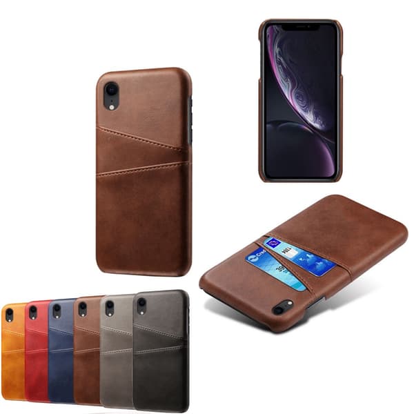 Iphone XR skal korthållare - Blå