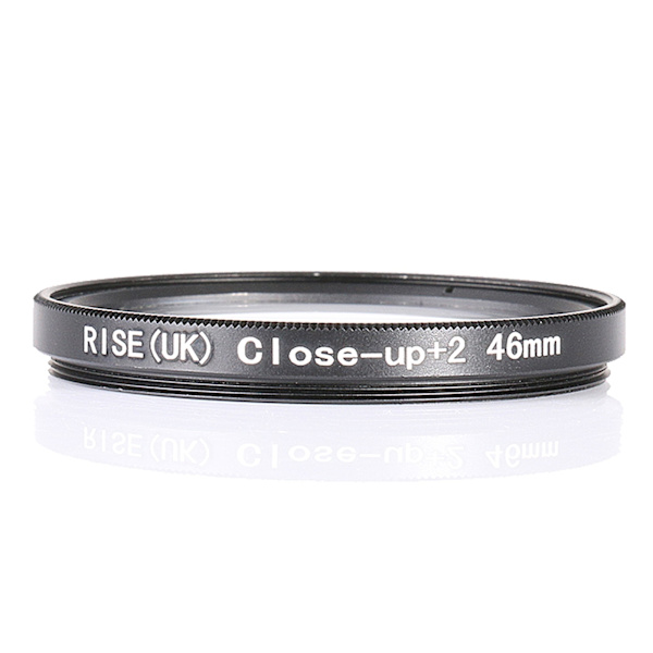 46mm +2 close up- / makro- / närbildsfilter svart