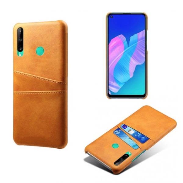 Huawei P40 lite E cover etui beskyttelse læder kort vis - Sort P40 lite E