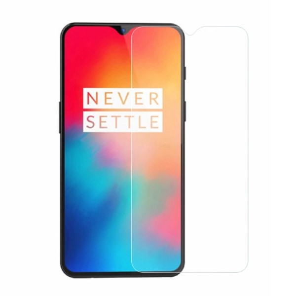 OnePlus 6T skärmskydd 9H passar skal fodral hörlurar - Transparent OnePlus 6T