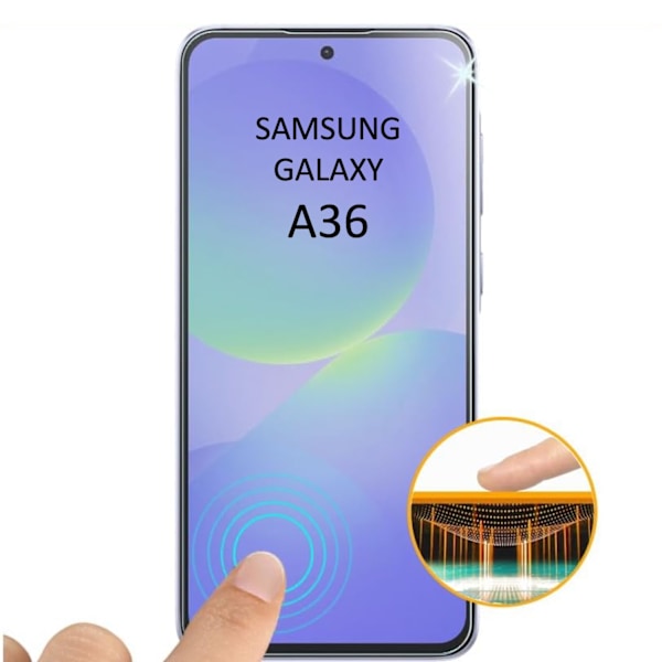 Samsung Galaxy A36 Näytönsuoja Karkaistu Lasi Premium 1-pakkaus läpinäkyvä