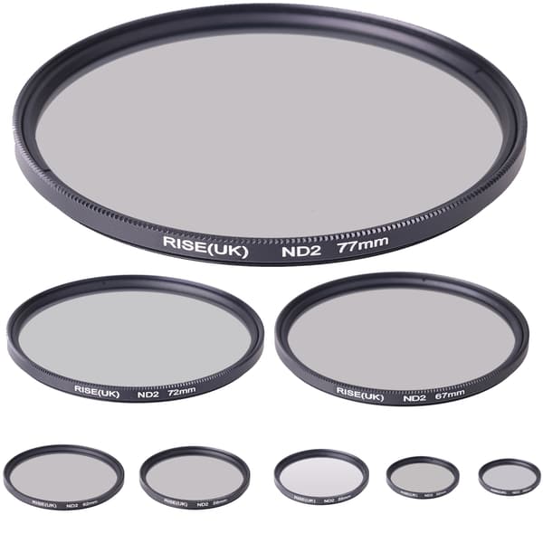Gråfilter ND2 (2X) 49 - 77 mm. Välj storlek i listan! 77mm