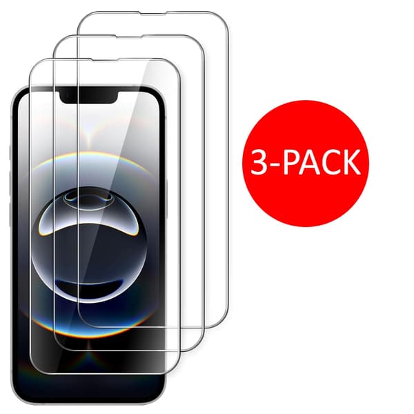 3-Pack iPhone 16e Skärmskydd Härdat Glas Premium