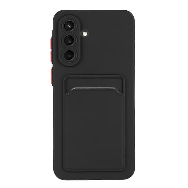 Puhelinkuori Samsung Galaxy A37 -korttipaikalla musta