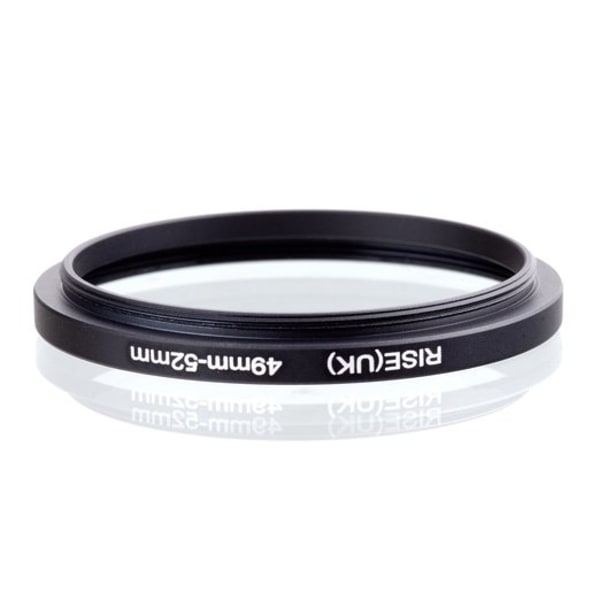 49 - 52 mm adapterring / step-up ring svart