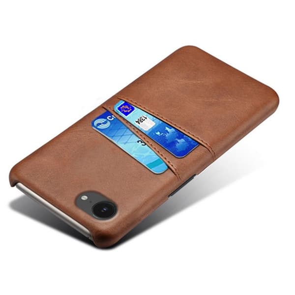 1SWEDEN iPhone 17e/16e cover mobilcover 2 kort bagside - Sort