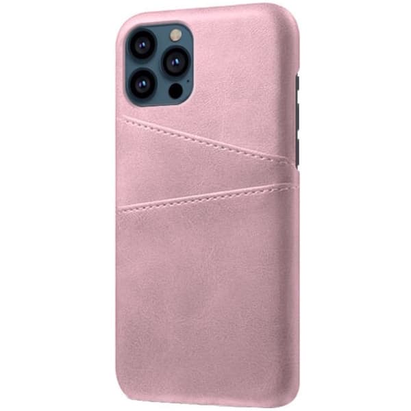 Iphone 14 Pro Max -kotelo, jossa on korttipidike ja latausaukko Pink iPhone 14 Pro Max