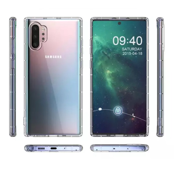 Samsung Galaxy Note 20/10/9/8 Plus/Ultra skal etui cushion - Transparent Note 20 case