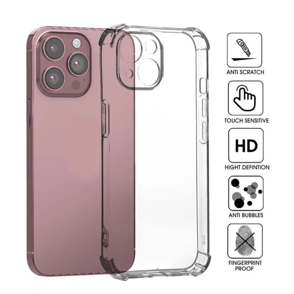 Iphone 15 Plus skal etui Army V3 Transparent Iphone 15 Plus
