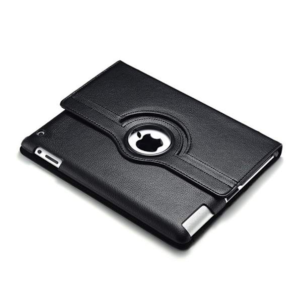 Beskyttelse 360° rotation iPad 2/3/4 etui stativ skærmbeskyttelse skal bag: Sort Ipad 2/3/4 fra 2011/2012 Ikke Air