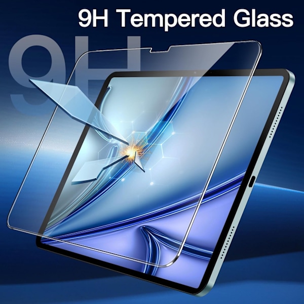 iPad Air 11 tommer M2 Skærmbeskytter Hærdet Glas 9H gennemsigtig  