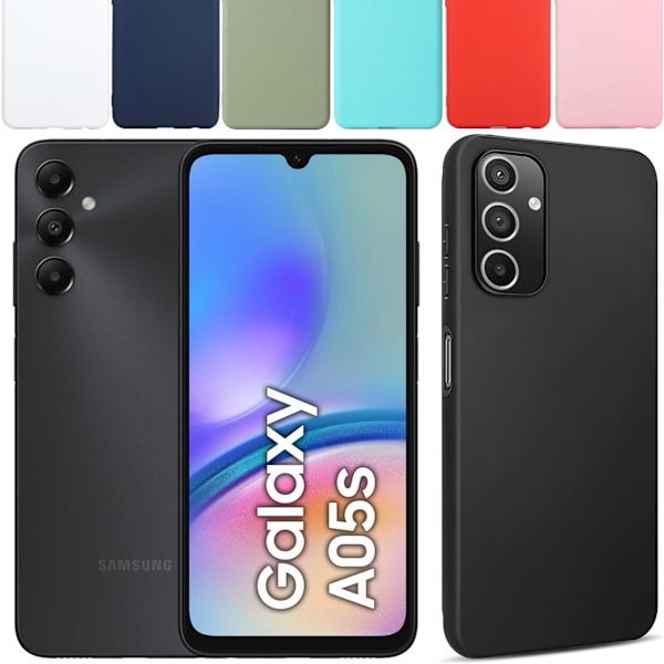 Samsung Galaxy A05s skal mobilskal silikon /  TPU - VÄLJ: GRÖN Samsung A05s