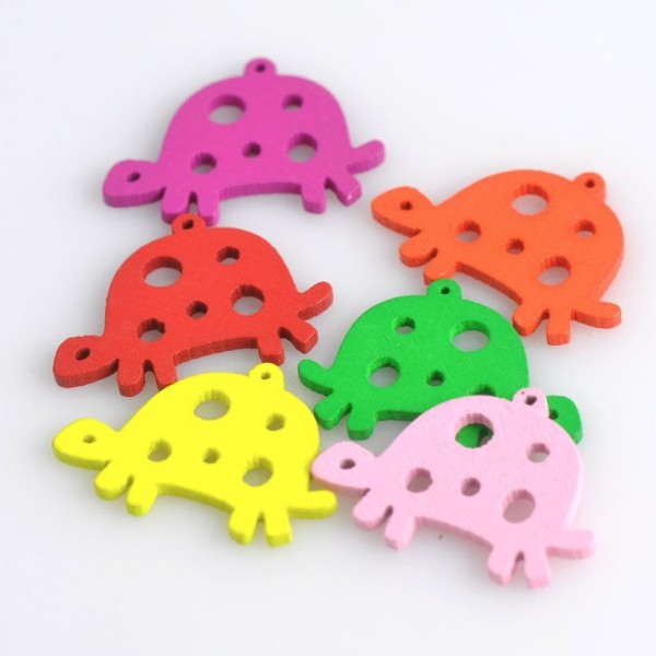 50 pack sköldpaddor i mixade färger, bordsdekoration Flera färger