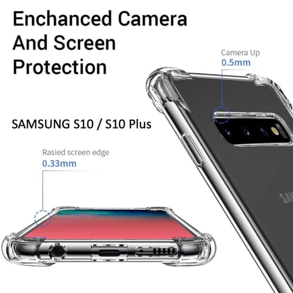 Samsung S21/S20/S10/S9/S8/S7 FE/Ultra/Plus kuori matkapuhelin kuori Army - Transparent S21 FE Samsung Galaxy