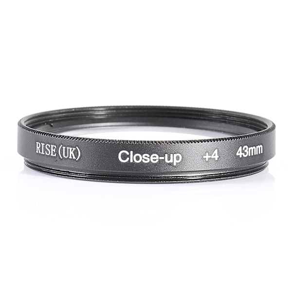 43mm +4 close up- / makro- / närbildsfilter svart