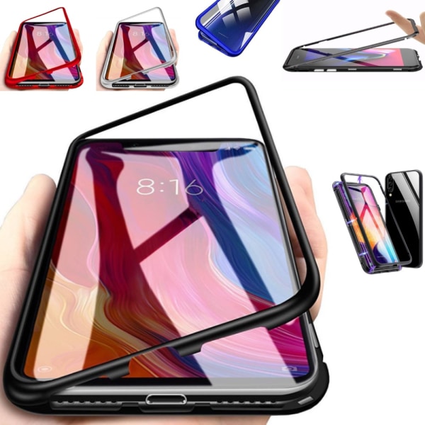 Qi Magnet Cover Samsung Galaxy Note8 / Note9 / J6 Beskyttelsesetui - Röd Note9