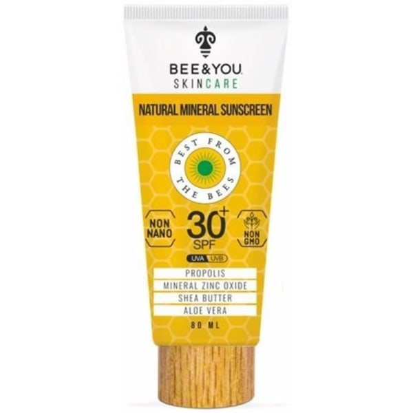 BEE and YOU Natural Antioxidant Mineral Sun Cream with Propolis - 80ml