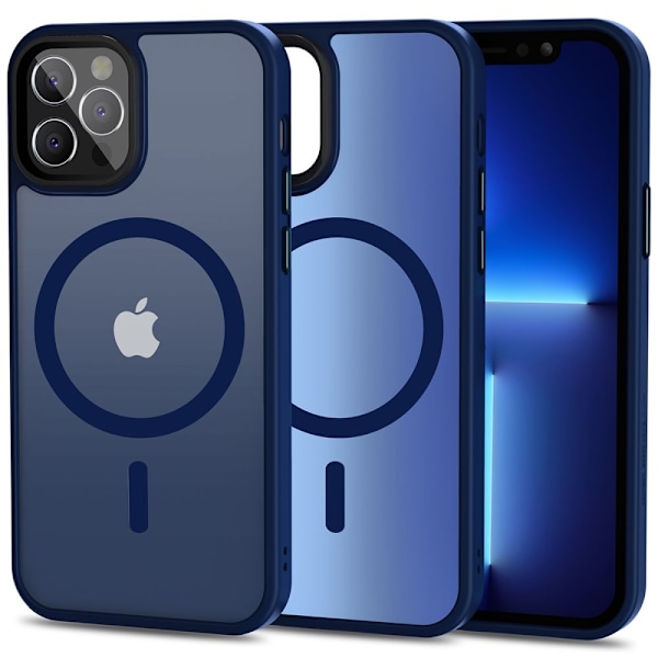 iPhone 13 Pro Max - MagSafe skal MagMat Stöttåligt Matt Blå Blue
