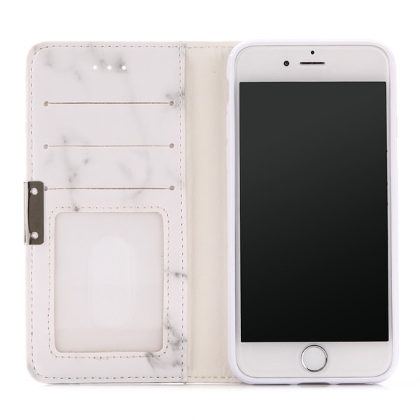iPhone 7/8/SE - Solid® Marmor Fodral Vit