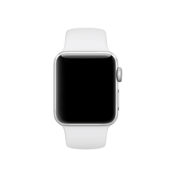 Silikon Armband Apple Watch 38/40/41 mm Silikonarmband Vit White Apple Watch 38/40/41