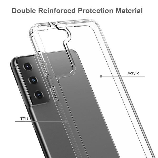 Samsung Galaxy S21 - Crystal Akryl/TPU Skal Transparent