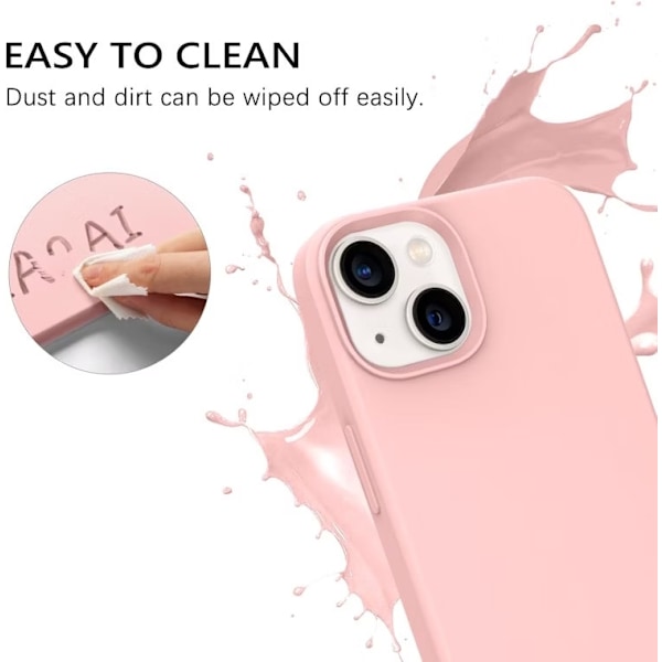 iPhone 11 - Gummibelagt Stöttåligt Silikon Skal Rosa Pink