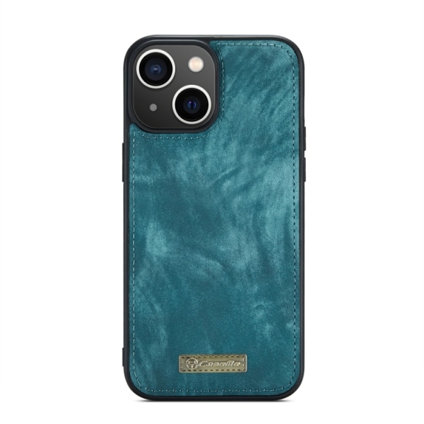 iPhone 13 - CaseMe® 2in1 Magnet Plånboksfodral Blå Blue