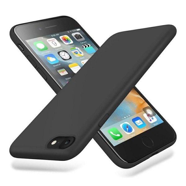 iPhone 7/8/SE - Stötdämpande silikon Skal Nordic® Svart