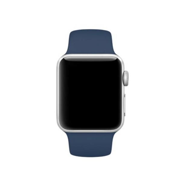 Silikon Armband Apple Watch 38/40 mm Silikonarmband Blå Blue