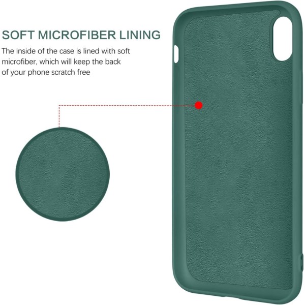 iPhone XR - Välj Färg Silikonskal med Ringhållare Solid® Svart