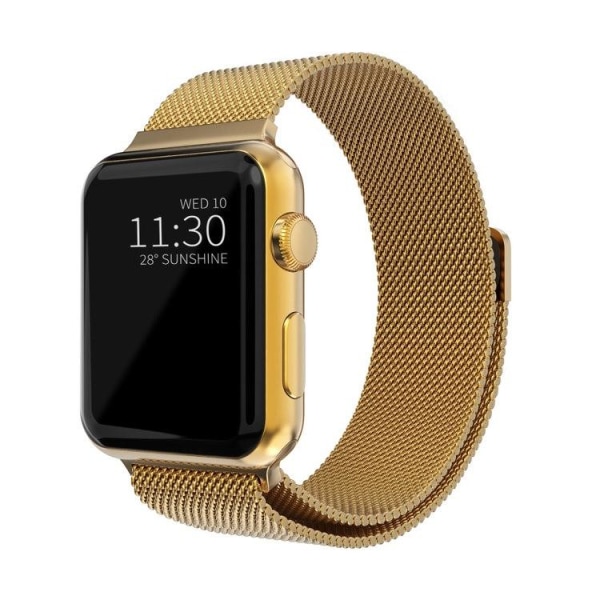 Apple Watch Armband Milanese Loop 42/44/45 mm Välj färg Gold Guld