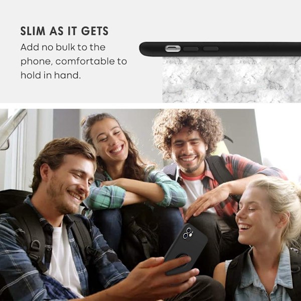iPhone 11 - Stöttåligt Skal Ringhållare CamShield Svart Black iPhone 11