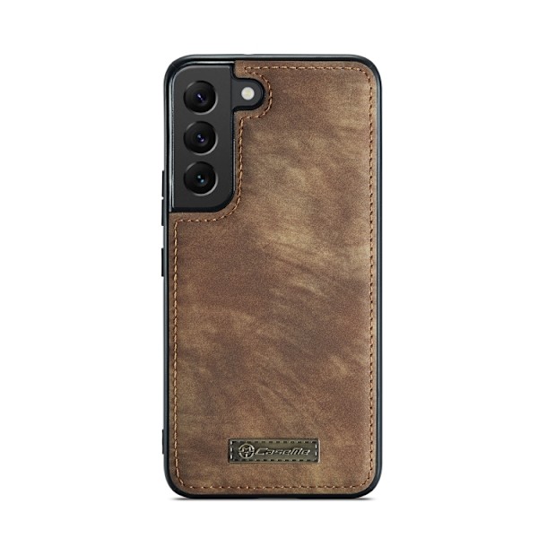 Samsung S23 - CaseMe® 2in1 Magnet Plånboksfodral Brun