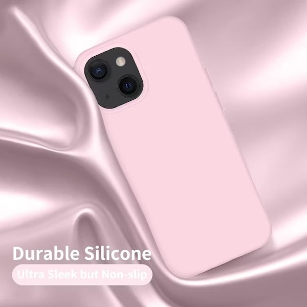 iPhone 11 - Gummibelagt Stöttåligt Silikon Skal Rosa Pink Apple iPhone 11