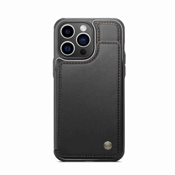 iPhone 13 Pro Max - Skal Premium Kortfack RFID Skyddat CaseMe® S Black