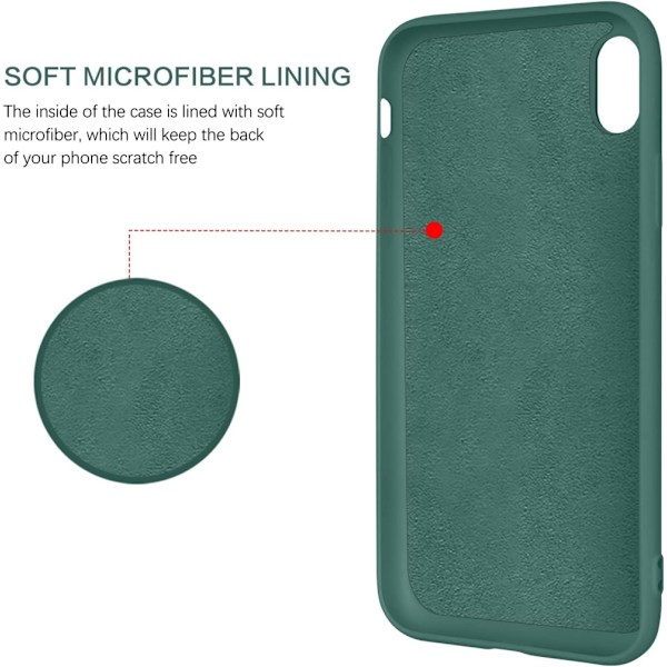 iPhone XR - Välj Färg Silikonskal med Ringhållare Solid® Ljuslila