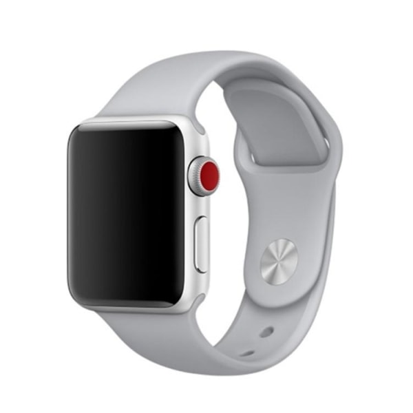 Silikon Armband Apple Watch 38/40/41 mm Silikonarmband Grå Grey