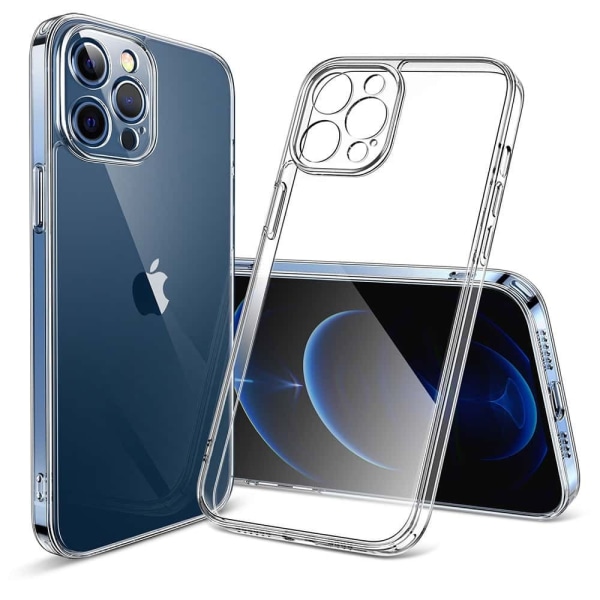 Stöttåligt Transparent Silikon Skal Solid® Kamera Skydd iPhone 1 iPhone 14