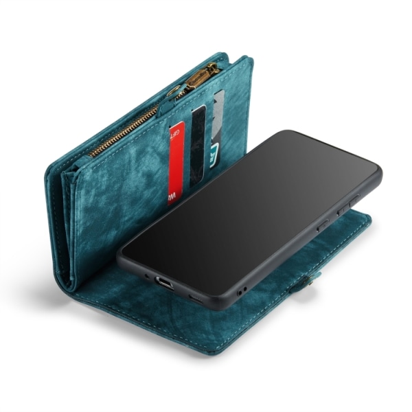 Samsung S20 FE - CaseMe® 2in1 Magnet Plånboksfodral Blå