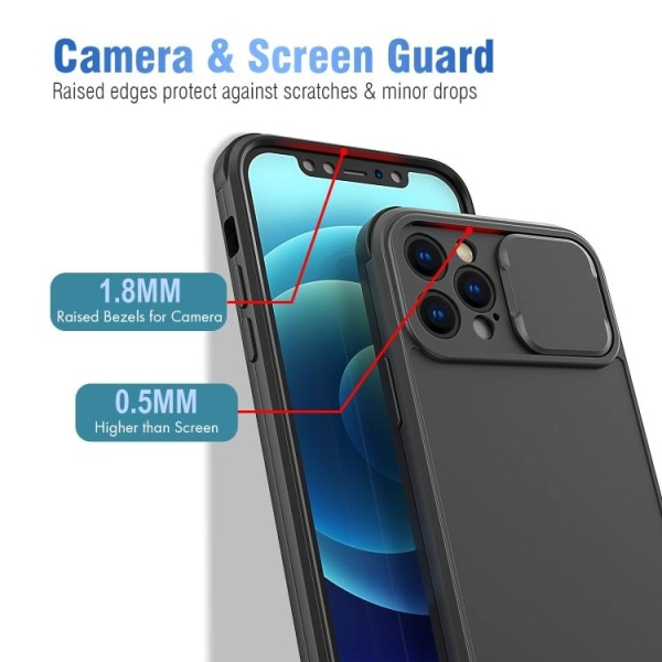 Stöttåligt Skal CamShield Solid® till iPhone 11, 11 Pro, 11 Pro Black Apple iPhone 11