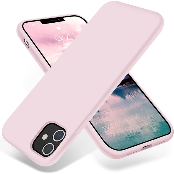 iPhone 11 - Gummibelagt Stöttåligt Silikon Skal Rosa Pink