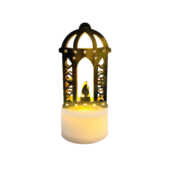 Muslimska Ramadan Eid Candle Lights dekorativa ornament A