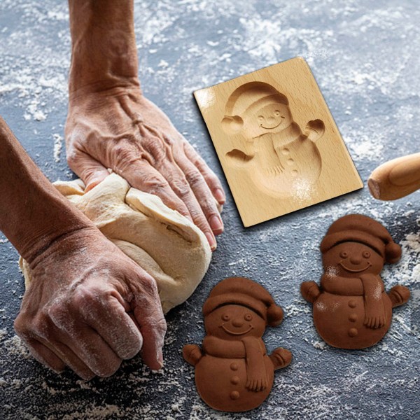 Cookie Cutter Sandkaka Baka DIY snidade trä pepparkakor